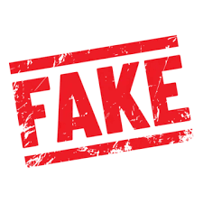 image of FAKE tag