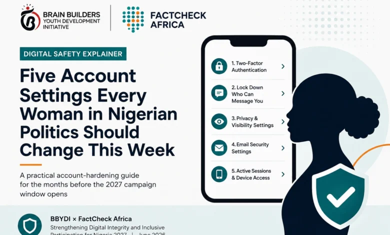 Five Account Settings Every Woman in Nigerian Politics Should Change This Week