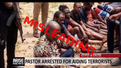 Screenshot from Arise News TV