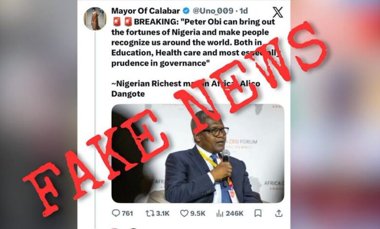 Image of the Debunked on post. Photo Source: Facebook