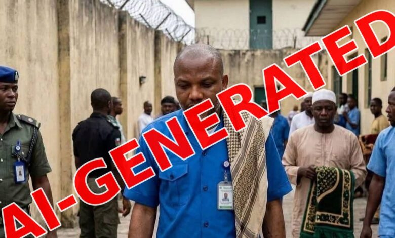 AI-generated Image of Nnamdi Kanu