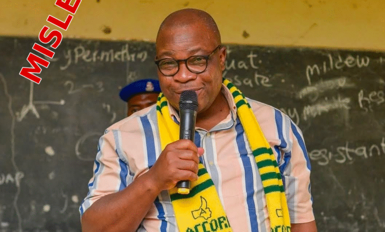 Misleading claim on Osun Election for Accord Party