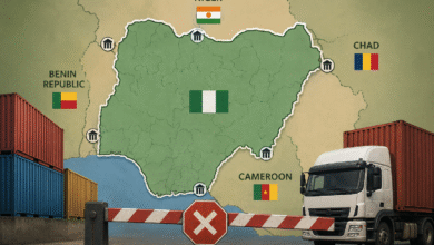 Author's Graphic presentation of Border Closure