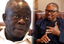 Adams Oshiomole- Peter Obi