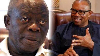 Adams Oshiomole- Peter Obi