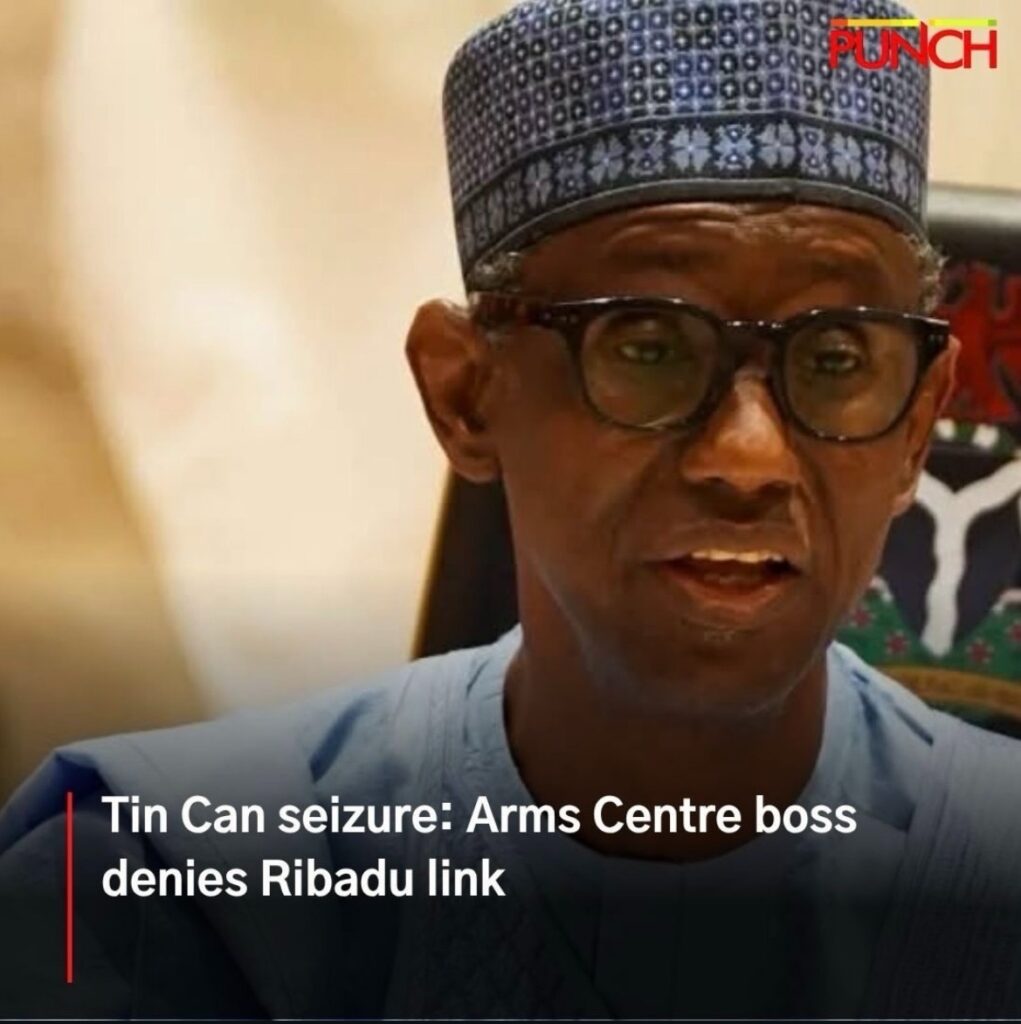 Screenshot of a social-media post addressing the allegation linking Nuhu Ribadu to the Tin Can arms importation case.