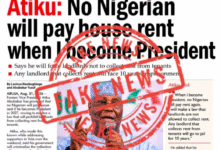 Fabricated Newspaper Font Page