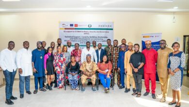 Group Picture of Participants at the Training in Indigenous Languages for Inclusive Electoral Coverage organised by FIAP through FactCheckAfrica under the EU Support to ECOWAS in Peace, Security and Governance (EPSG) Project in Akwa Ibom State.