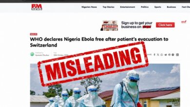 report by P.M News that Nigeria has been declared Ebola-free