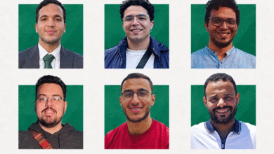 The 6 detained Matsda2sh journalists (Source: Egyptian Initiative for Personal Rights)